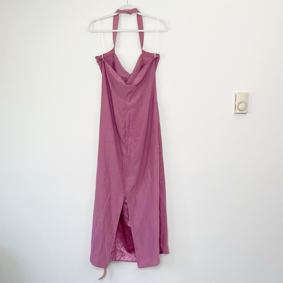 Reformation Alli Silk Dress in Sugar Plum Size 12 party cocktail occasion guest - Picture 3 of 14